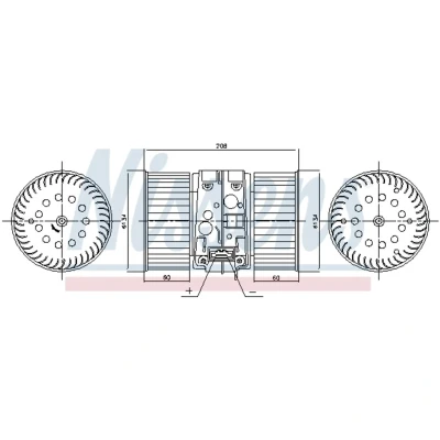 Afbeelding van Nissens Kachelventilator 87448