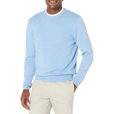 Afbeelding van Amazon Essentials Men&#039;s Trui met ronde hals (verkrijgbaar in grote en lange maten), Licht heideblauw, L