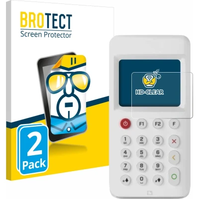 Afbeelding van BROTECT Screenprotector voor myPOS Go 2 Folie Beschermfolie transparant (2 Stuks)