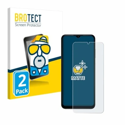Afbeelding van BROTECT (2 Stuks) Antireflecterende Beschermfolie voor Nokia G42 5G Anti Glare Screen Protector, Mat, Ontspiegelend