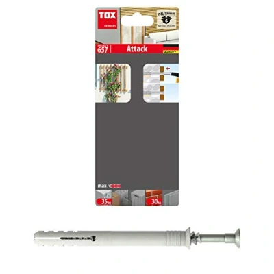 Afbeelding van TOX 017702241 nagel plug Attack 8/100 BL, inhoud: 6 stuks in blister, 4