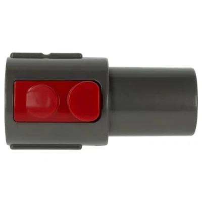 Afbeelding van vhbw Stofzuiger slang adapter naar 32 mm accessoire connector compatibel met Dyson Big Ball Multifloor 2 kunststof rood, donkergrijs mondstuk converter