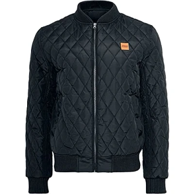 Afbeelding van Urban Classics Diamond Jas, Heren, Maat: XL, Black