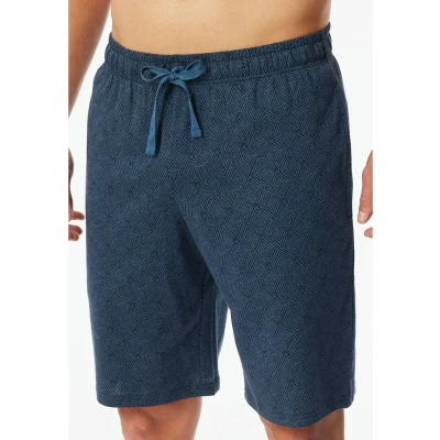 Afbeelding van Schiesser Pyjamashort Mix+ Relax Marine 52