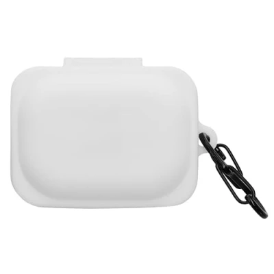 Afbeelding van kwmobile cover voor oordopjes case Compatibel met CMF by Nothing Ear (a) Trendy beschermhoes draadloze in wit