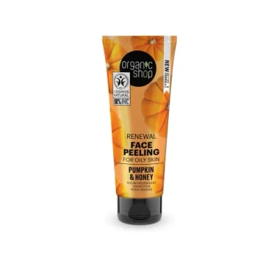 Afbeelding van Organic Shop Renewal Face Peeling voor de vette huid Pompoen en Honing (75ml)