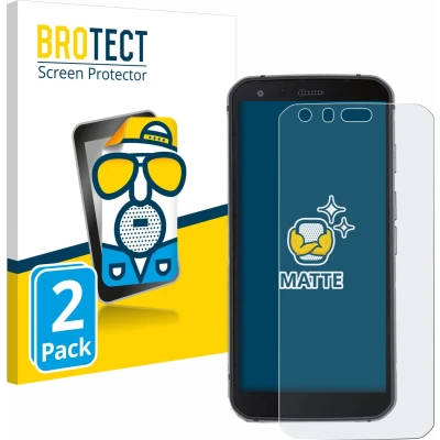 Afbeelding van BROTECT (2 Stuks) Antireflecterende Beschermfolie voor Caterpillar Cat S62 Pro Anti Glare Screen Protector, Mat, Ontspiegelend