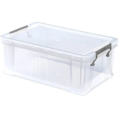 Afbeelding van Whitefurze Allstore Opbergbox Afsluitbaar 10 liter Polypropyleen Transparant