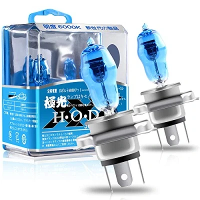 Afbeelding van 2 stuks H4 100 / 90W halogeen koplampen Xenon wit 6000K 12V auto mistlampen DRL