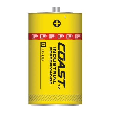 Afbeelding van Coast Industrial Performance D Alkaline Batterij 2 stuks