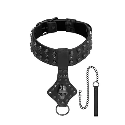 Afbeelding van Ouch! Skulls and Bones Halsband met Ketting