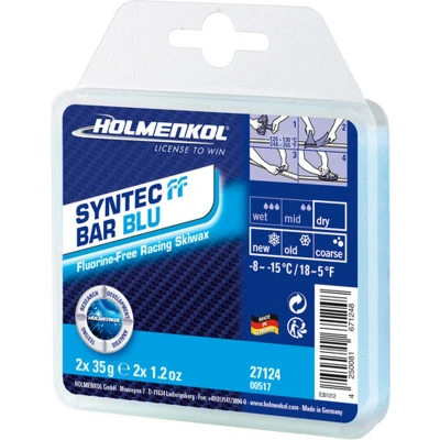 Afbeelding van Holmenkol Syntec FF bar blue 2x35g