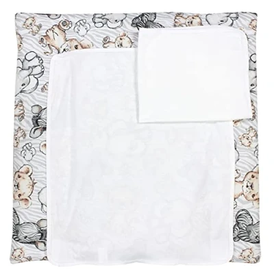 Afbeelding van TupTam Baby Aankleedkussen incl. 2 Badstof Hoezen ANK019, Safari, 76 x cm