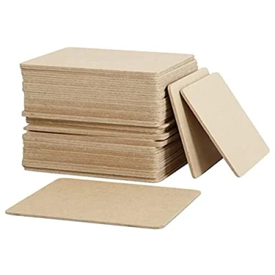 Afbeelding van Creativ Company Onderzetters MDF 10x10cm, 50st.