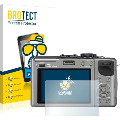 Afbeelding van BROTECT Screenprotector voor Panasonic Lumix DMC GX1 Folie Beschermfolie matte (2 Stuks)