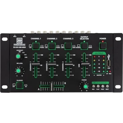 Afbeelding van Pronomic DX 50 USB MKII 4 kanalen DJ mixer met Bluetooth