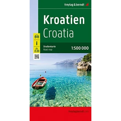 Afbeelding van Freytag &amp; Berndt Kroatië Wegenkaart Kleurloos Reisboeken Kaarten