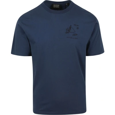 Afbeelding van Scotch &amp; Soda Front and Back Artwork Shirt Heren