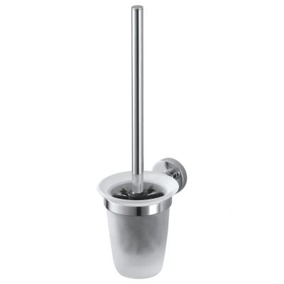 Afbeelding van Haceka kosmos toiletborstelset glas chroom 1208537