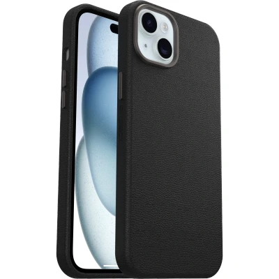 Afbeelding van OtterBox Symmetry cactus leren hoesje geschikt voor iPhone 15 Plus (bruin)
