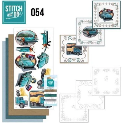 Afbeelding van Stitch and Do 54 Vintage Vehicles