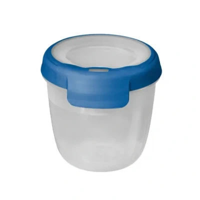 Afbeelding van Curver Grand Chef Vershoudbak Rond 0.4L Transparant/Donkerblauw