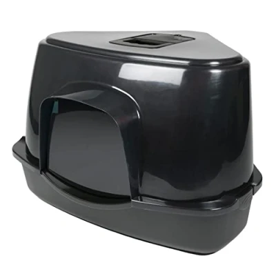Afbeelding van Cat house prism 70 gt zen series black 56x70x46cm