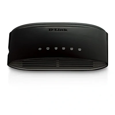 Afbeelding van D Link DES 1005D Unmanaged Fast Ethernet (10/100) Zwart (DES 1005D/E)