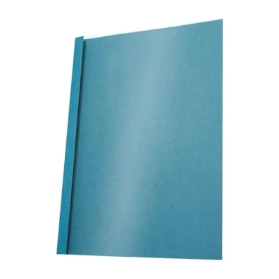 Afbeelding van Pavo Thermo bindmappen A4, rugbreedte 4 mm, 25 pack, 31 40 vel, blauw