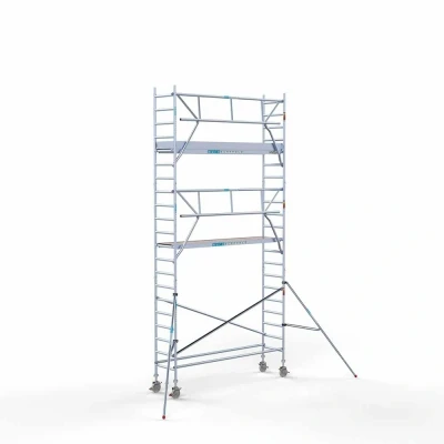 Afbeelding van Gevelvrije rolsteiger 0.75x3.05x7.20m werkhoogte &quot;lichtgewicht platformen&quot;