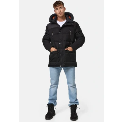 Afbeelding van Indicode Jeans KREM Winterjas, Heren, Maat: Small, Black