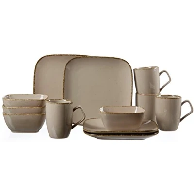 Afbeelding van Ritzenhoff &amp; Breker Brunch en ontbijtserviesset Casa, 12 delig, Nougat, 38 x 27 cm
