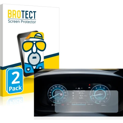 Afbeelding van BROTECT Screenprotector voor Hyundai i20 BC3 2021 Cockpit Folie Beschermfolie matte (2 Stuks)