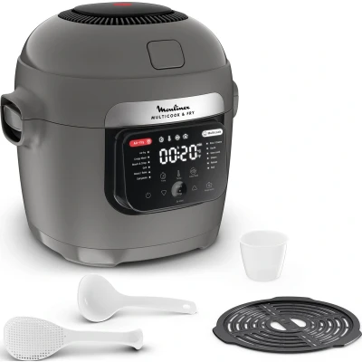 Afbeelding van Moulinex Multicook &amp; Fry MZ730BF0 Multicooker Grijs