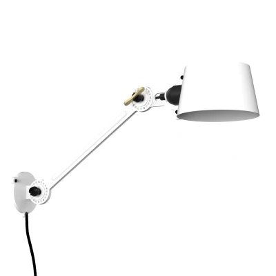 Afbeelding van Tonone Bolt Sidefit wandlamp met stekker Pure White