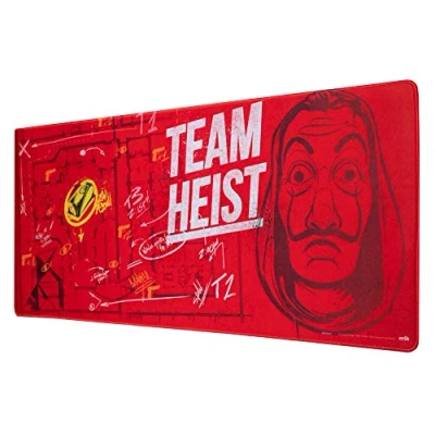 Afbeelding van Grupo Erik Muismat La Casa De Papel 80 X 35 Cm Textiel Rood
