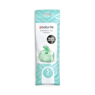 Afbeelding van Brabantia Perfectfit Composteer Afvalzakken S 6L 10 Stuks