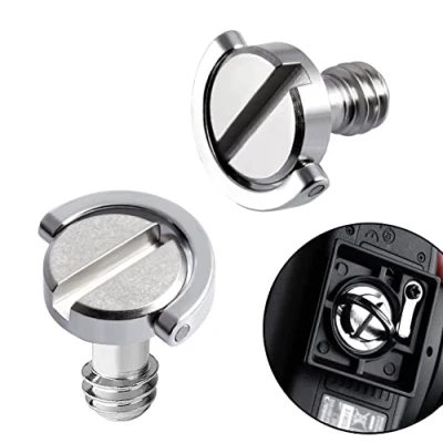 Afbeelding van 1/4 inch Schroeven Camera Schroef Mounting 2 Stuks Statief voor Camerastatief Snelsluiting Plaat Monopod Elektronische Accessoires (2)