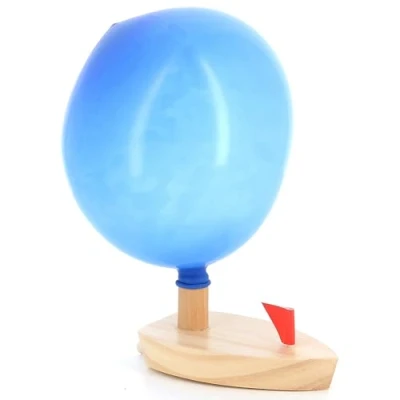 Afbeelding van Vilac Houten boot aangedreven met ballon