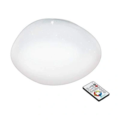 Afbeelding van EGLOÂ SilerasÂ Â LEDÂ plafondlampÂ Ã ̃45Â cmÂ witÂ metÂ kristal