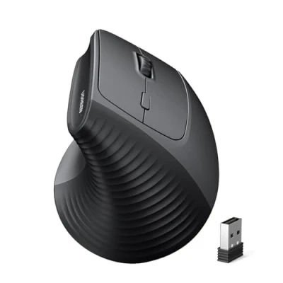 Afbeelding van UGREEN 2.4G Muis Draadloze Verticale Ergonomische voor Windows/Mac OS uzw, 1000/1600/2000/4000 DPI, 6 knoppen
