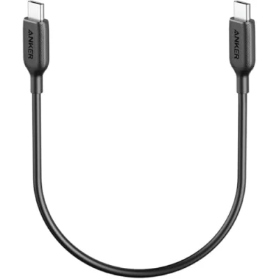 Afbeelding van Anker USB C kabel 60W, Powerline III naar 2.0, oplader 1ft voor MacBook Pro 2020, schakelaar, iPad Air 4, Pixel, en meer