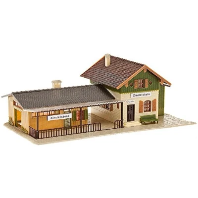 Afbeelding van Faller Klein Station Zindelstein Modelbouwdecoratie
