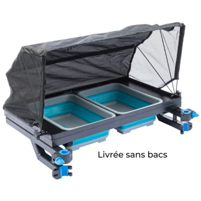 Afbeelding van Garbolino Tafel Dessert Fixe Pour 2 Bacs Compactables Avec Tente