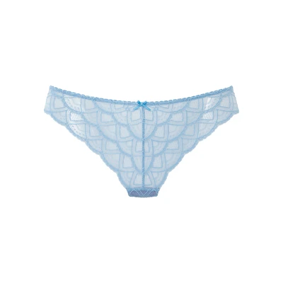 Afbeelding van Lascana String, Dames, Maat: 32/34, Hellblau