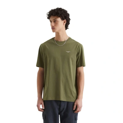 Afbeelding van Marc O&#039;Polo Denim LOGO Print Tshirt basic, Heren, Maat: Large, Capulet olive