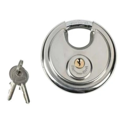Afbeelding van Stahlex Discus Slot RVS Ø 70 mm 2 Sleutels