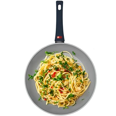 Afbeelding van Progress BW10826EU7 Thermo Handle Collection 30 cm Frying Pan, Non Stick, For All Hob Types, Induction, Gas, Electric, Colour Change Indicates Temperature Pre Heating, Forged Aluminium