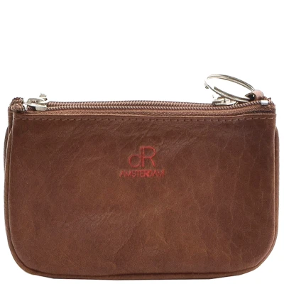 Afbeelding van dR Amsterdam Sleuteletuis Waxi cognac