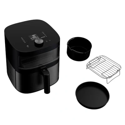 Afbeelding van Haier HAF5TWA3 011 Enkel 7 l Vrijstaand 2000 W Heteluchtfriteuse Zwart